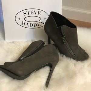 Steve Madden Taupe Bootie 8.5